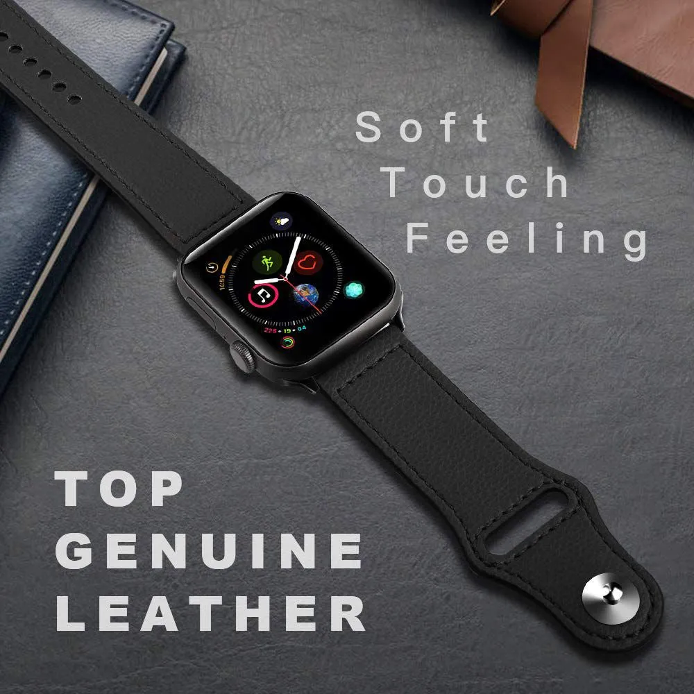 Apple Watch 41mm / 40mm / 38mm | Leather Watch Band Strap | Brown