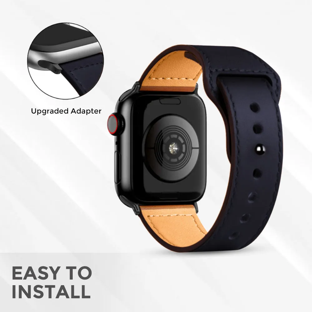 Apple Watch 41mm / 40mm / 38mm | Leather Watch Band Strap | Brown