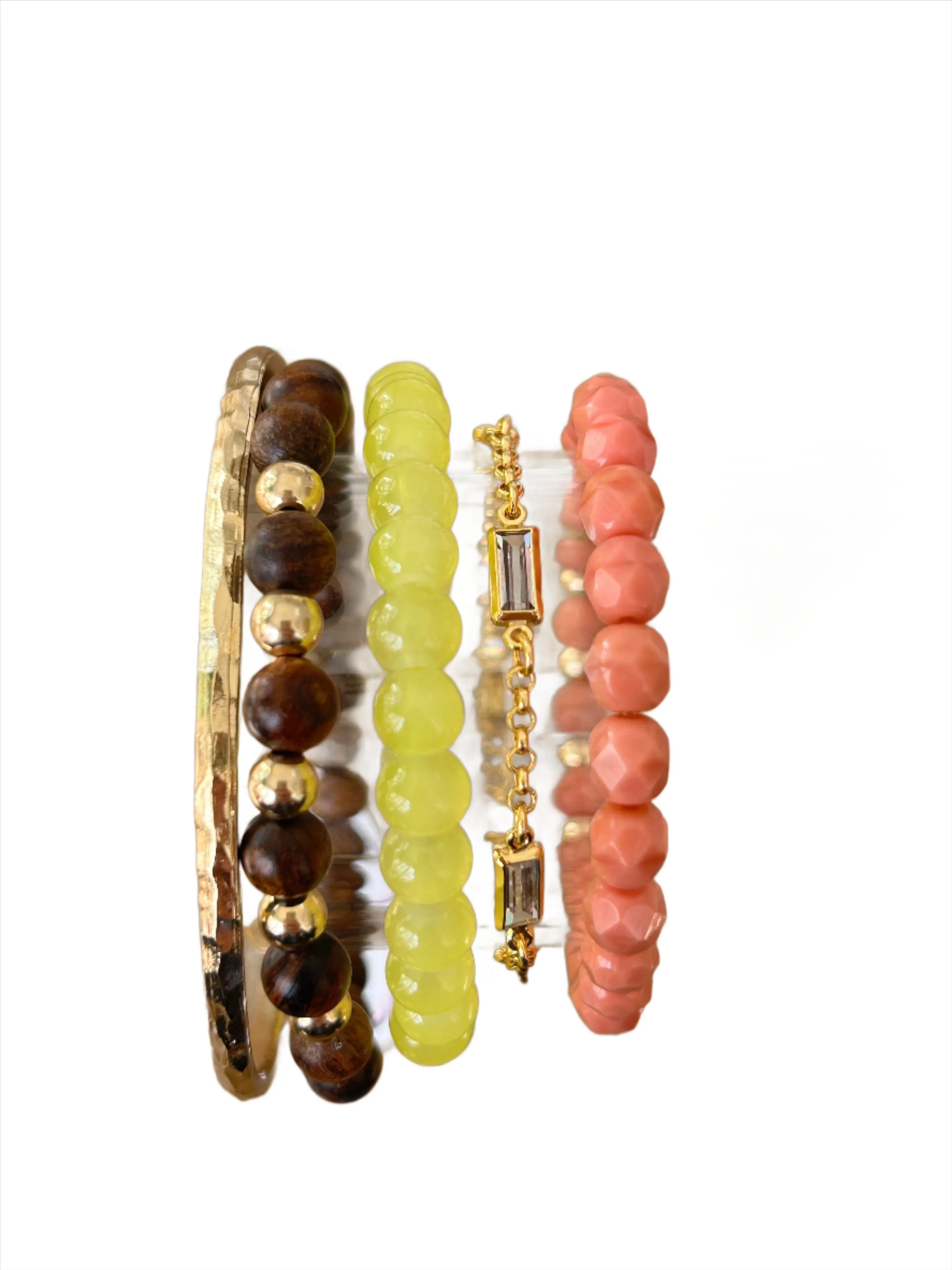 Get in Lime Bracelet Stack