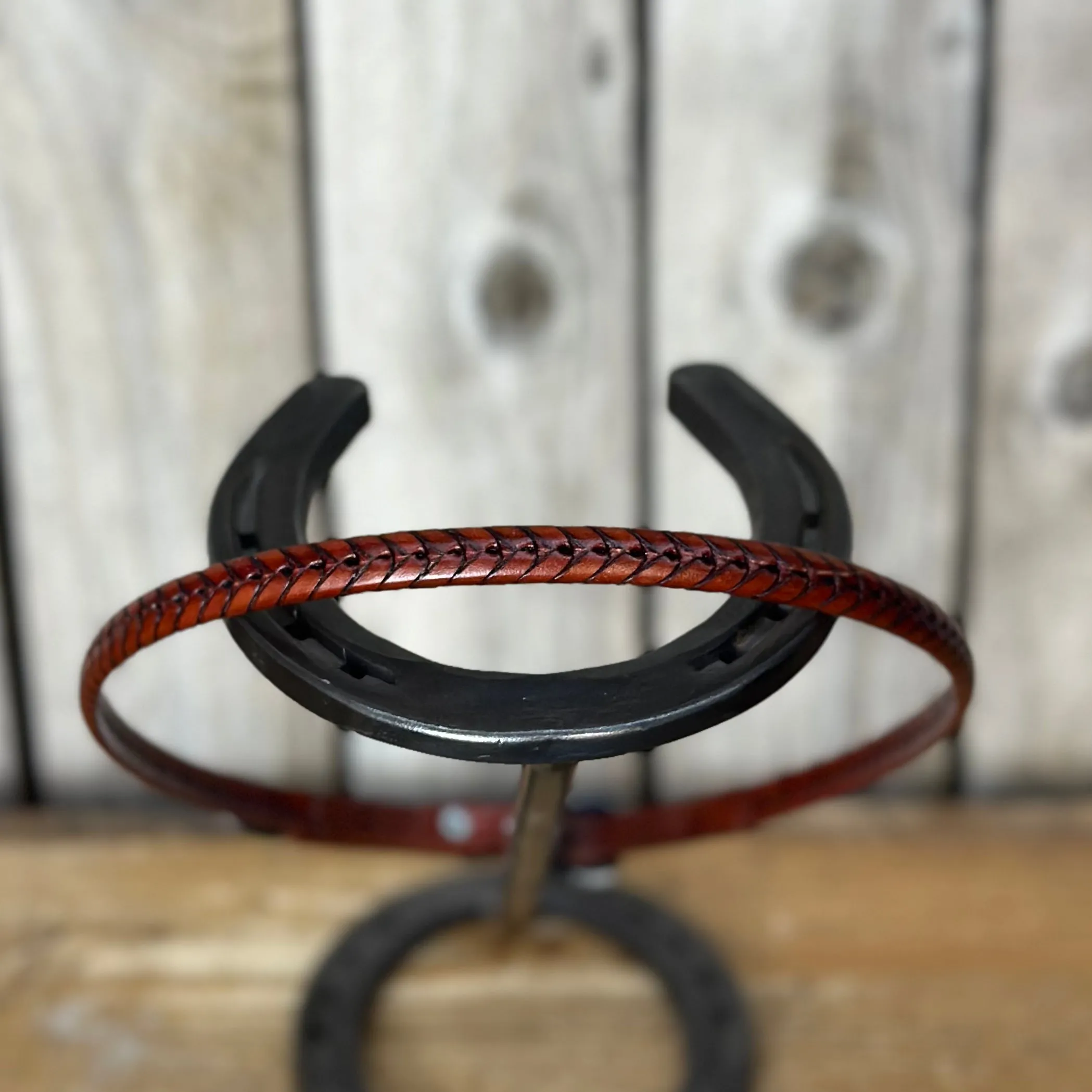 Hat Band | 3/8" Tan Smooth Laced